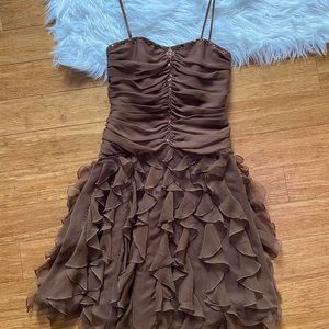 Brown Tiered Fairy Dress